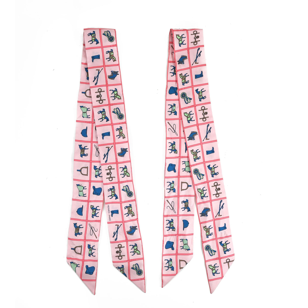 Hermès Twilly Couvertures et Tenues de Jours. Rose, Bleu, Vert