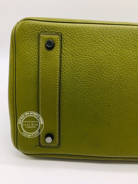 Hermès Birkin 42cm Vert Chartreuse JPG Shoulder Clemence RHW - Preloved