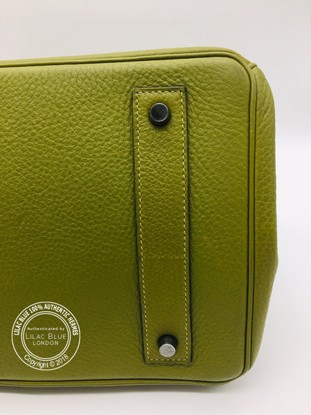 Hermès Birkin 42cm Vert Chartreuse JPG Shoulder Clemence RHW - Preloved