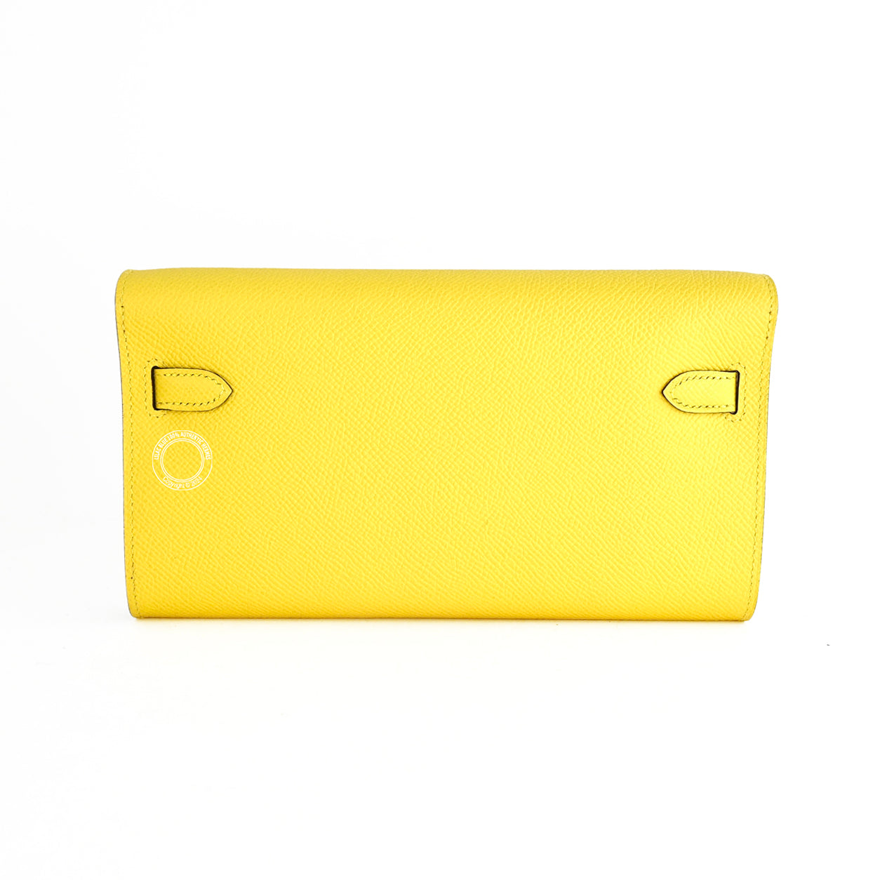Hermès Kelly 20cm Wallet to Go Jaune de Naples Epsom GHW
