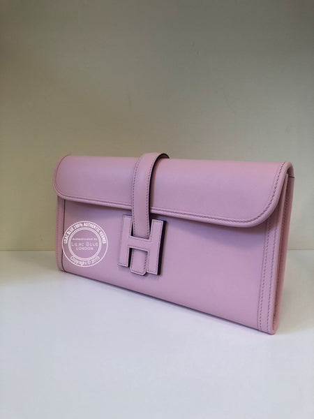 Hermes Jige Elan 29cm Rose Sakura Swift