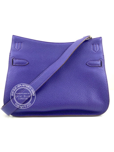 Hermès Jypsiere 28cm Iris Clemence PHW - Preloved