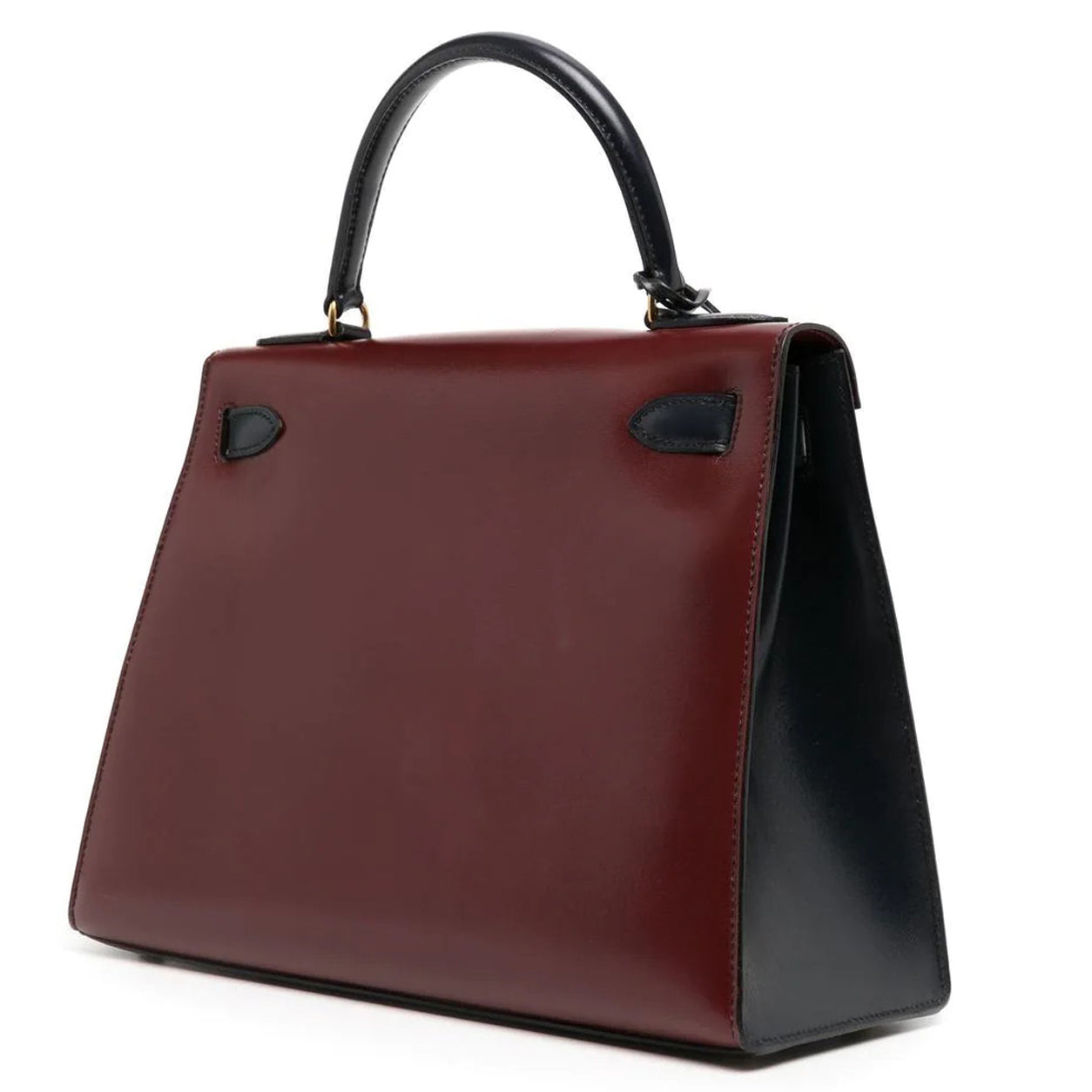 Hermès Kelly 28cm Tri Colour Box GHW - Preloved