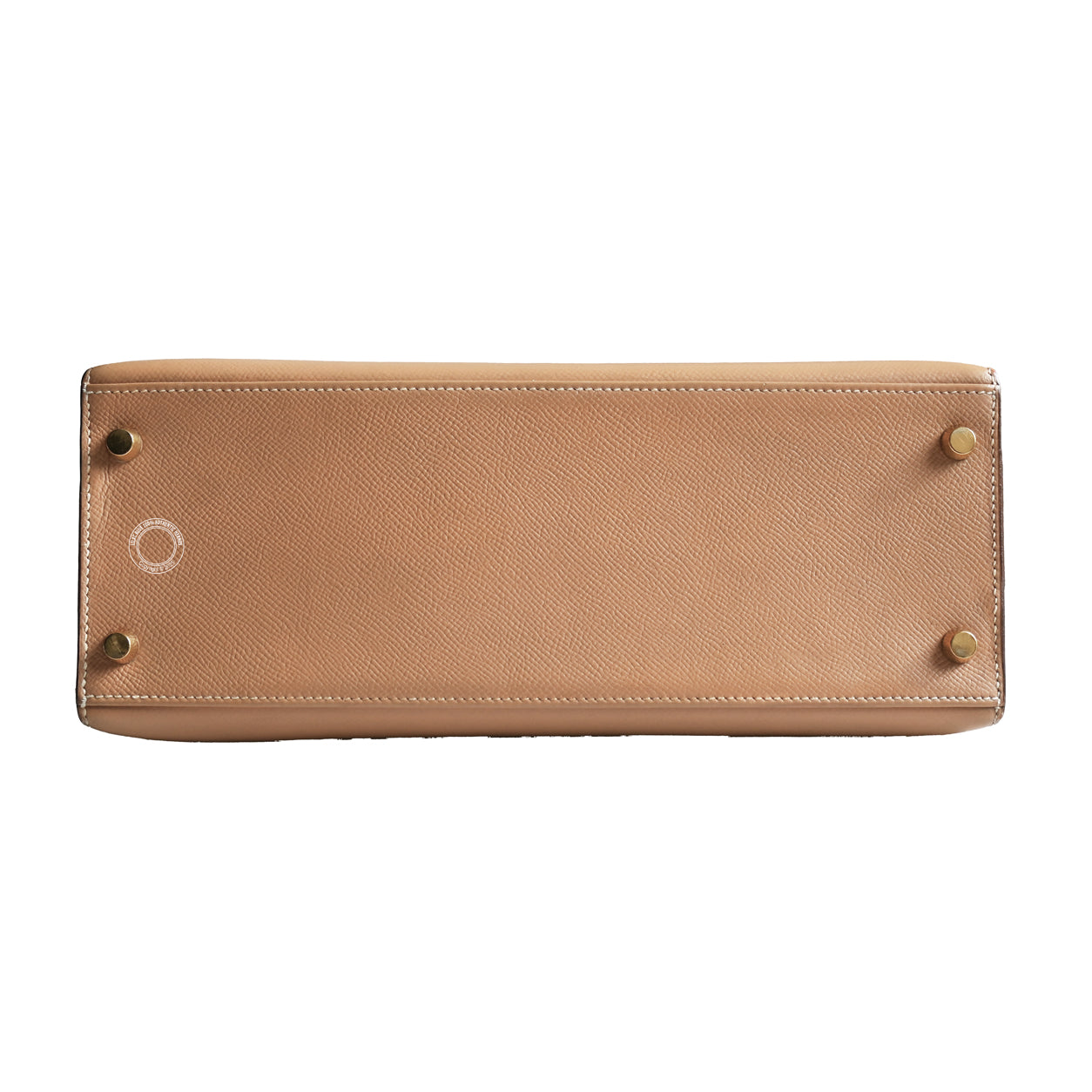 Hermès Kelly 28cm Natural Courchevel GHW - Vintage