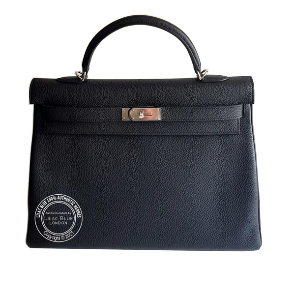 Hermès Kelly 40cm Black Togo PHW