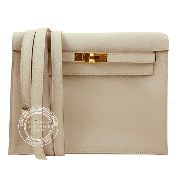 Hermès Kelly Danse Gris Perle Evercolor GHW