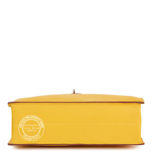 Hermès Kelly Danse Jaune d'Or Swift PHW - Preloved