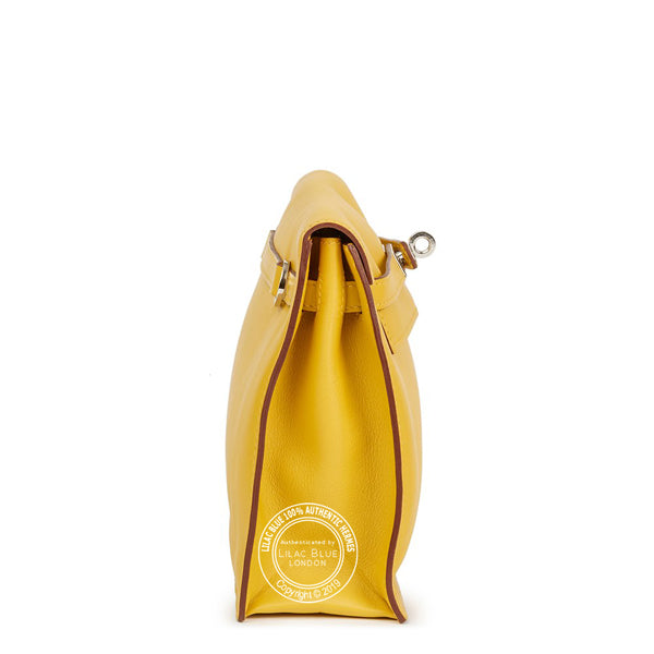 Hermès Kelly Danse Jaune d'Or Swift PHW - Preloved