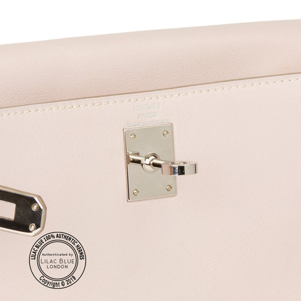 Hermès Kelly Danse Rose Dragee Swift PHW - Preloved