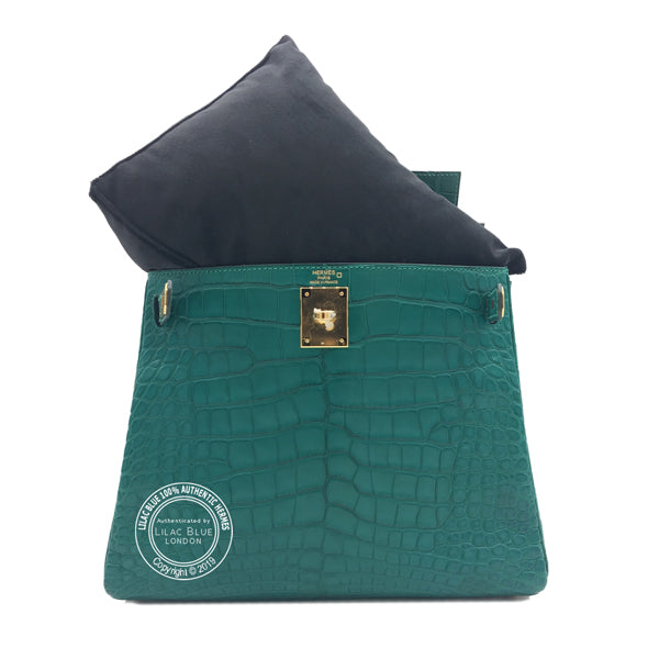 Hermes Kelly Bag Pillows 28cm from Lilac Blue London