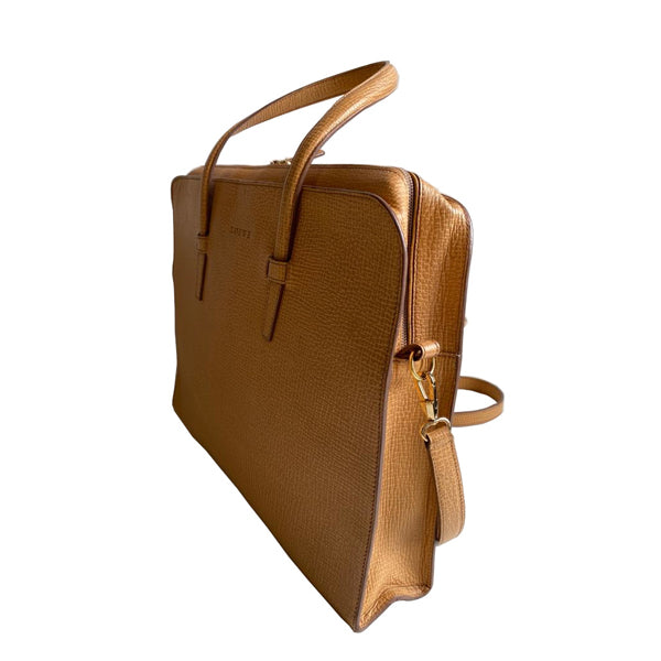 Loewe Briefcase Handbag with Gold Hardware