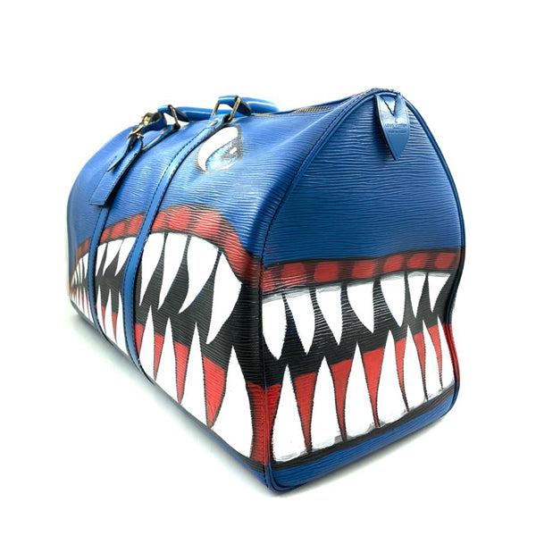 Louis Vuitton Keepall 45 in Toledo Blue - Preloved