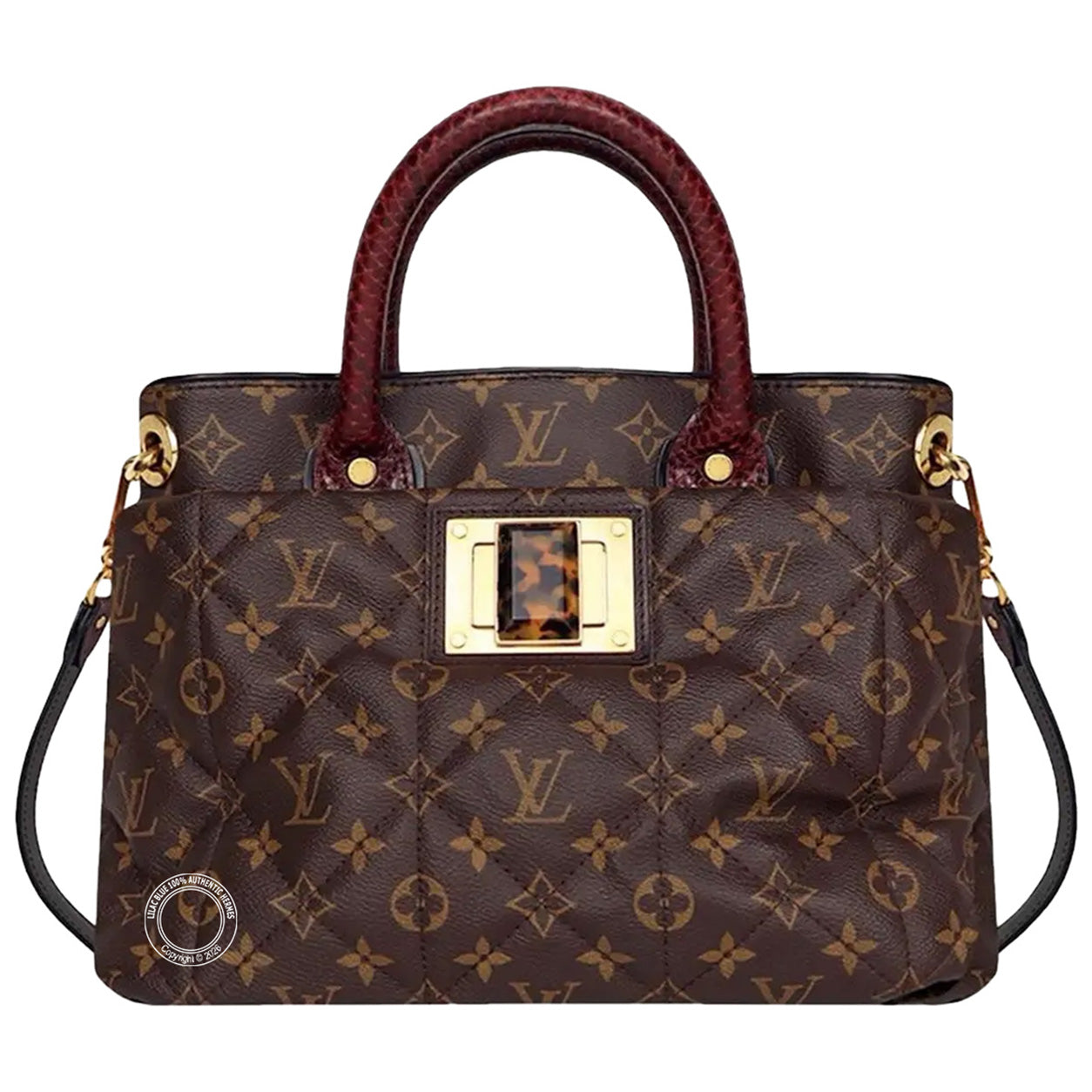 Louis Vuitton Etoile Exotic Tote Monogram Canvas/Bordeaux Python GM - Preloved