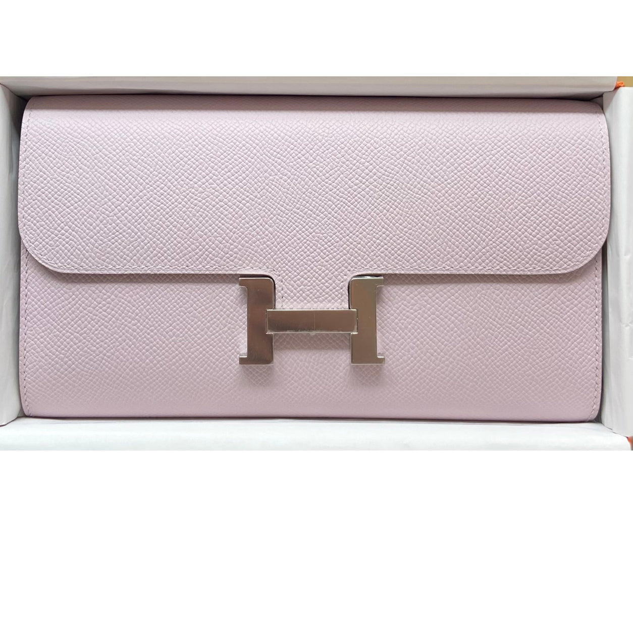 Hermes Constance Wallet To Go Mauve Pale Epsom PHW
