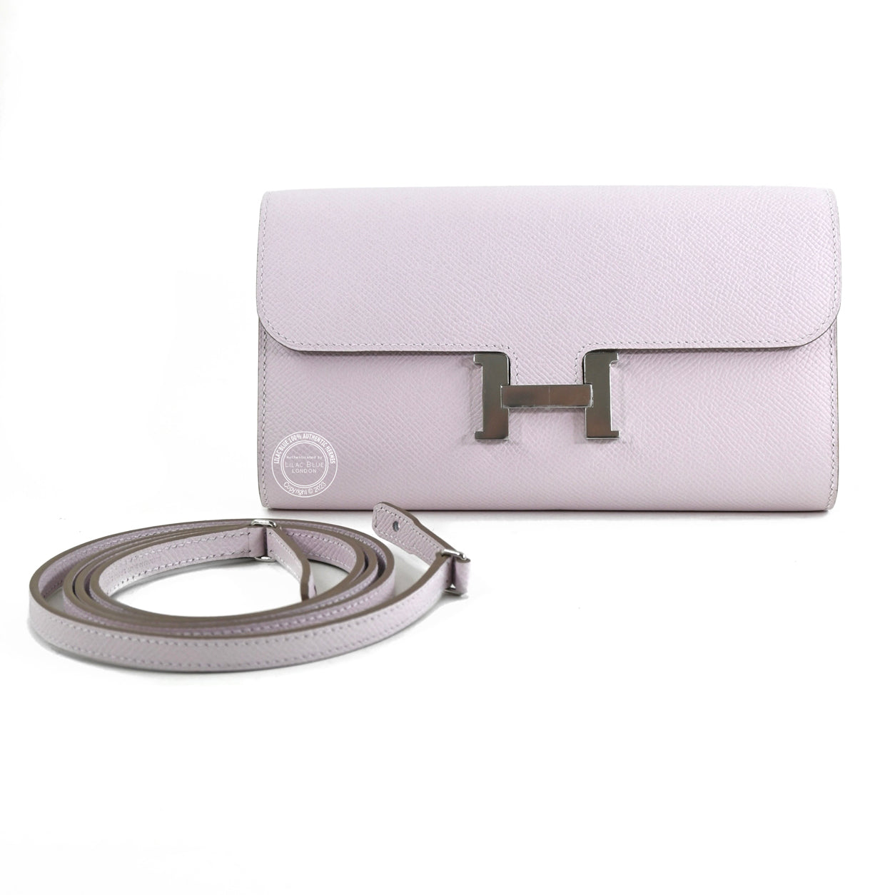 Hermes Constance Wallet To Go Mauve Pale Epsom PHW