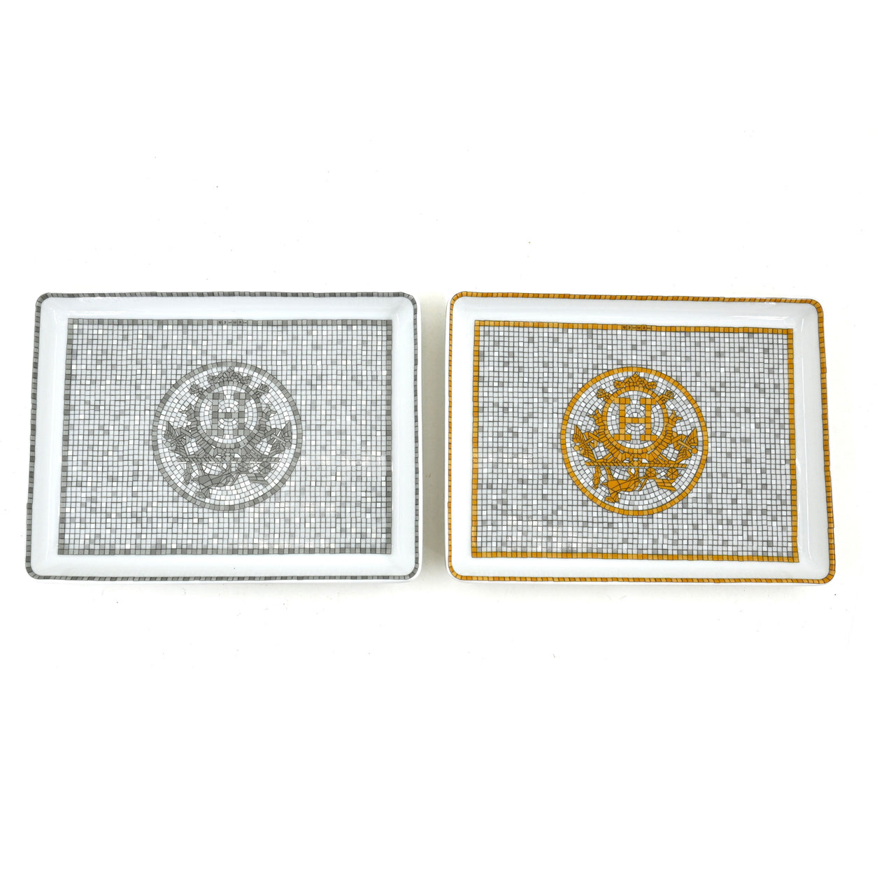 Hermès Mosaique au 24 Tray Gold/Silver