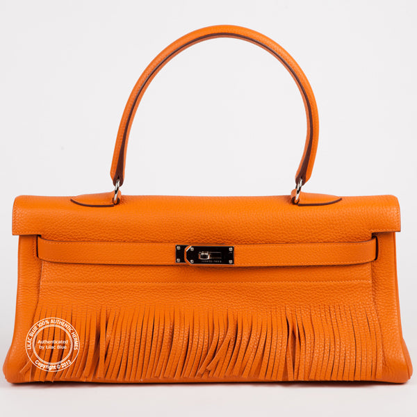 Hermès Kelly 42cm Orange JPG Shoulder Togo PHW