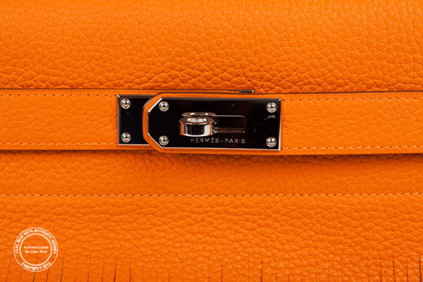 Hermès Kelly 42cm Orange JPG Shoulder Togo PHW