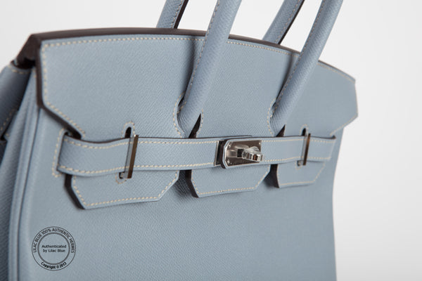 Hermès Birkin 35cm Bleu Lin Epsom PHW