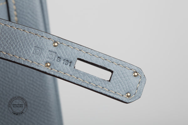 Hermès Birkin 35cm Bleu Lin Epsom PHW