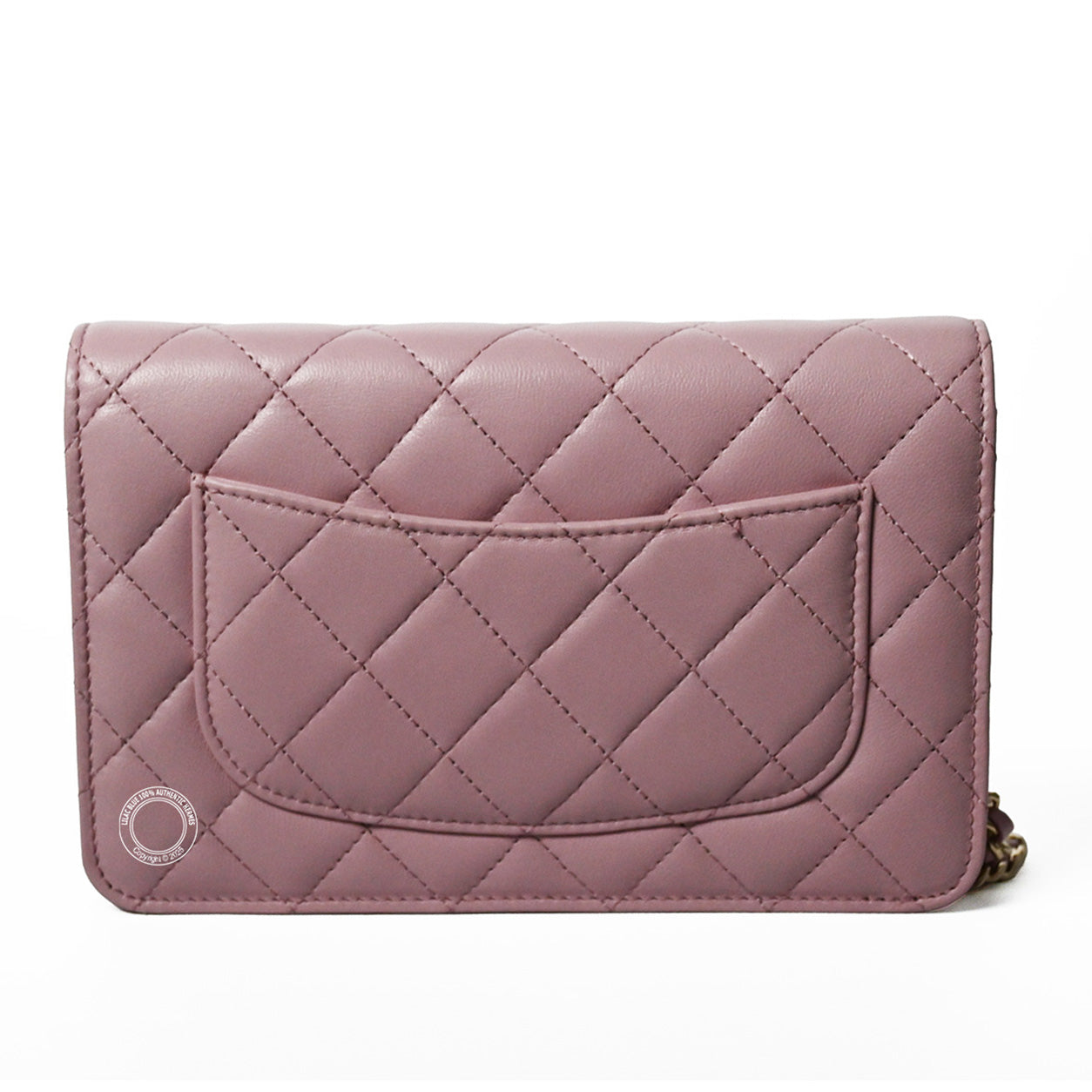 Chanel Wallet on a Chain Pink Caviar GHW