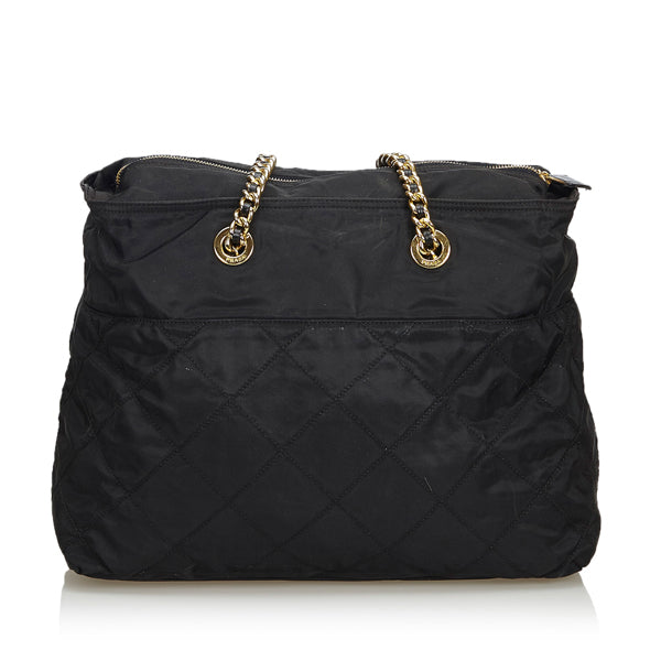 Prada Tessuto in Black Quilted Nylon - Preloved
