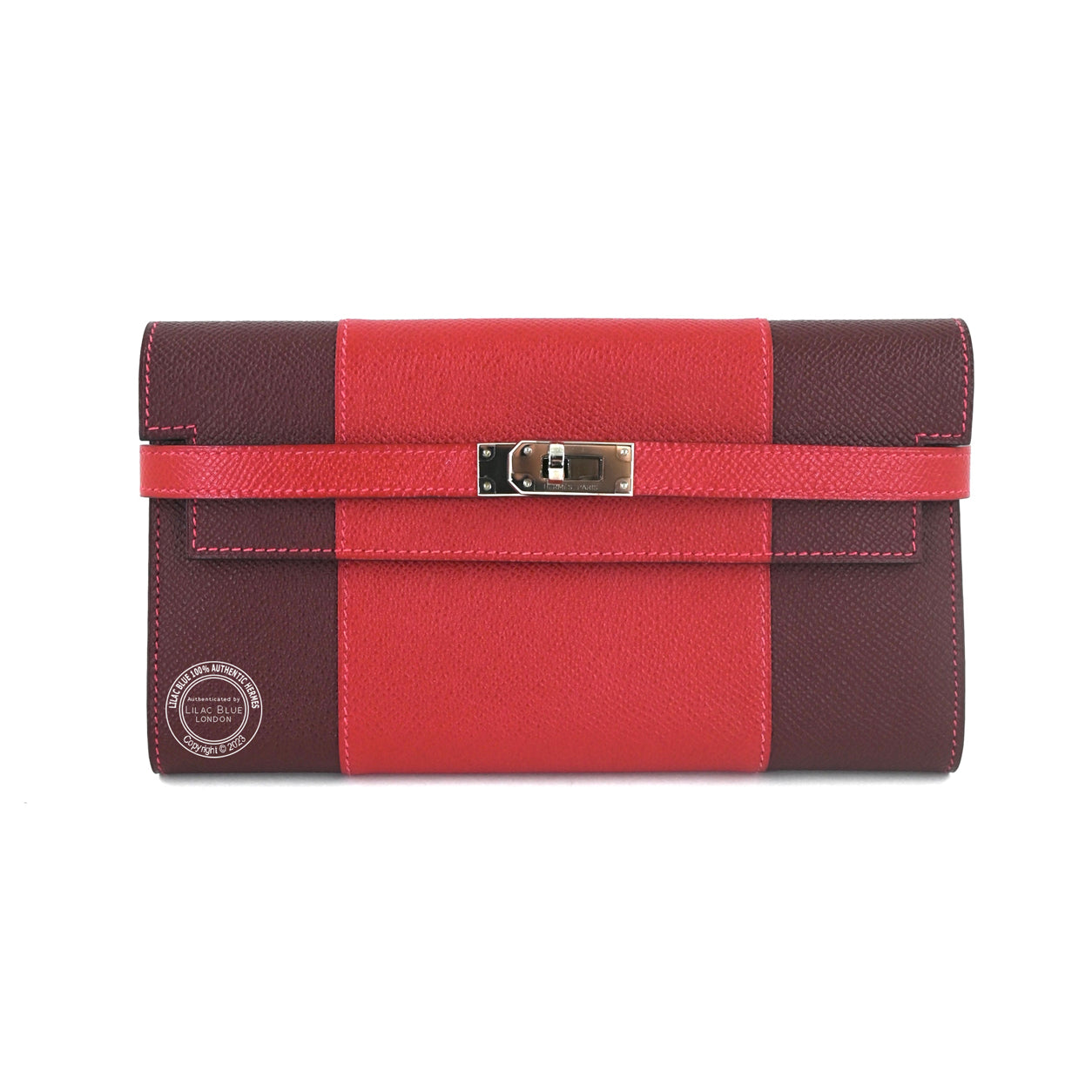 Hermès Kelly Wallet Flag Rouge Casaque/Rouge H Epsom PHW