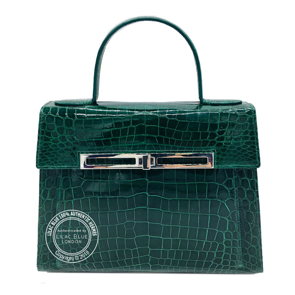 Llora Savannah. Dark Emerald, Shiny Croc PHW