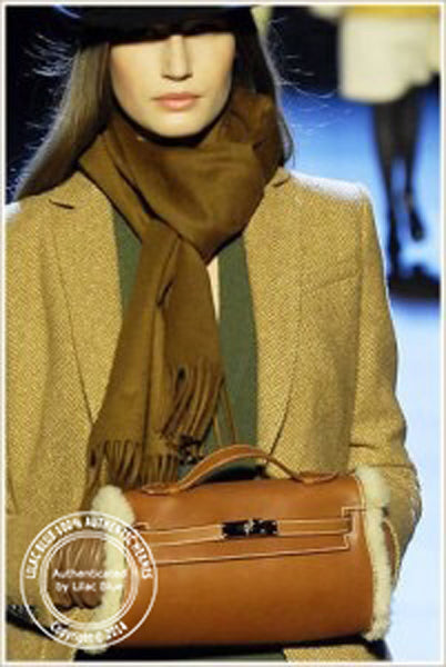 Hermès Kelly Muff Suede/Shearling - Preloved