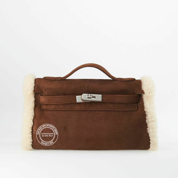 Hermès Kelly Muff Suede/Shearling - Preloved
