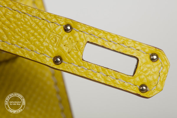 Hermès Kelly Wallet Soufre Epsom PHW - Preloved