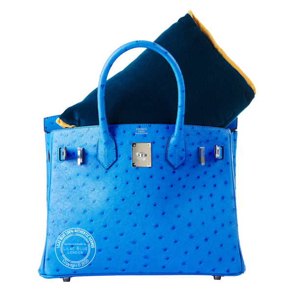 Lilac Blue London Bag Bolster - Teal with Yellow Piping