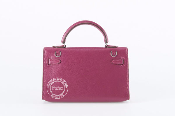 Hermès Kelly 14cm Tosca Tiny Swift PHW