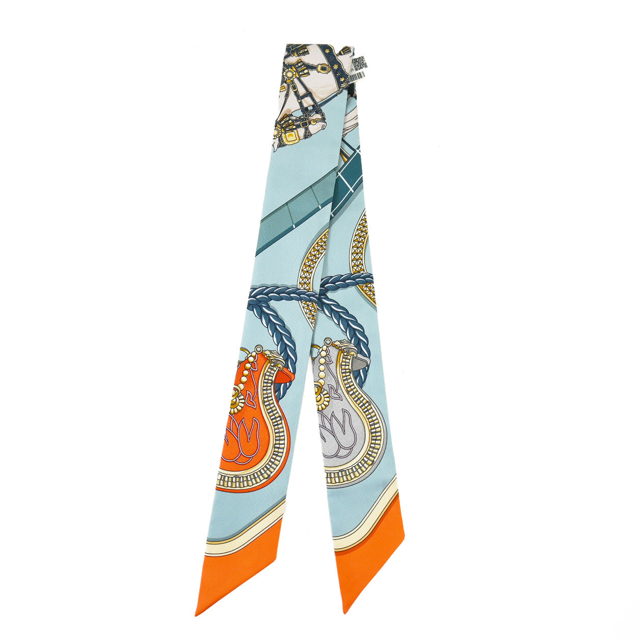 Hermès Twilly Grand Apparat. Argile Clair, Orange, Jaune