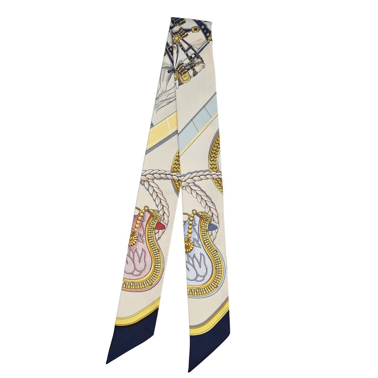 Hermès Twilly Grand Apparat. Ivoire/Rose/Marine