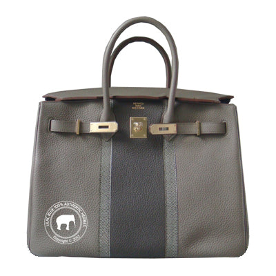 Hermès Birkin 35cm Etain/Graphite Club Togo PHW
